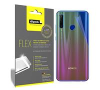 dipos FLEX 3x Protector de Pantalla claro para Honor 20i Rückseite | Transparente, cobertura 100%, Full Cover, autorreparable, sin burbujas, compatible con huellas dactilares, autoadhesivo