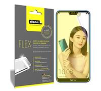 dipos FLEX 3x Protector de Pantalla claro para Honor 9i 2018 | Transparente, cobertura 100%, Full Cover, autorreparable, sin burbujas, compatible con huellas dactilares, autoadhesivo