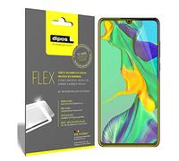 dipos FLEX 3x Protector de Pantalla claro para Huawei P30 | Transparente, cobertura 100%, Full Cover, autorreparable, sin burbujas, compatible con huellas dactilares, autoadhesivo
