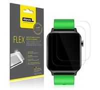 dipos FLEX 3x Protector de Pantalla claro para Judneer 1,4 Zoll Smartwatch