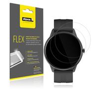 dipos FLEX 3x Protector de Pantalla claro para Lytimes 1,3 Zoll Smartwatch | Transparente, cobertura 100%, Full Cover, autorreparable, sin burbujas, compatible con huellas dactilares, autoadhesivo