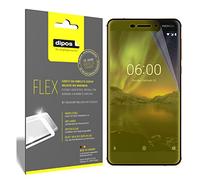 dipos FLEX 3x Protector de Pantalla claro para Nokia 6.1 2018 | Transparente, cobertura 100%, Full Cover, autorreparable, sin burbujas, compatible con huellas dactilares, autoadhesivo