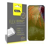 dipos FLEX 3x Protector de Pantalla claro para Nokia 6.1 Plus | Transparente, cobertura 100%, Full Cover, autorreparable, sin burbujas, compatible con huellas dactilares, autoadhesivo