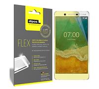 dipos FLEX 3x Protector de Pantalla claro para Nokia 7 | Transparente, cobertura 100%, Full Cover, autorreparable, sin burbujas, compatible con huellas dactilares, autoadhesivo