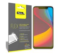 dipos FLEX 3x Protector de Pantalla claro para Panasonic Eluga X1 | Transparente, cobertura 100%, Full Cover, autorreparable, sin burbujas, compatible con huellas dactilares, autoadhesivo