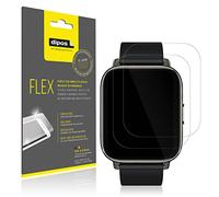 dipos FLEX 3x Protector de Pantalla claro para Rinsmola 1,69" Smartwatch
