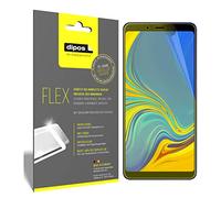 dipos FLEX 3x Protector de Pantalla claro para Samsung Galaxy A9 (2018) | Transparente, cobertura 100%, Full Cover, autorreparable, sin burbujas, compatible con huellas dactilares, autoadhesivo
