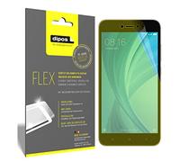 dipos FLEX 3x Protector de Pantalla claro para Xiaomi Note 5A Prime | Transparente, cobertura 100%, Full Cover, autorreparable, sin burbujas, compatible con huellas dactilares, autoadhesivo