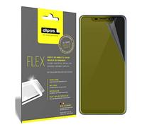 dipos I 3X Protector de Pantalla Compatible con ZTE Axon 9 Pro Cobertura 100% Compatible con Pantalla - láminas Protectoras