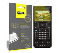 dipos I 3X Protector de Pantalla Compatible con Texas Instruments TI Nspire CX CAS Taschenrechner - Cobertura 100% Compatible con Pantalla - láminas Protectoras