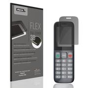 dipos FLEX Protector de Pantalla Antiespía para Gigaset Comfort 600 | Filtro de privacidad 2 vías, mate, Full Cover, autorreparable, sin burbujas, compatible con huellas dactilares, autoadhesivo