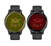 dipos I 2 protectores de pantalla 100% aptos para Garmin Vivoactive 4s (40 mm) lámina I 3D Full Cover Protector de pantalla