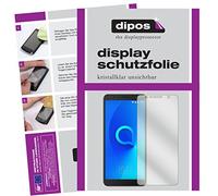 dipos I 2X Protector de Pantalla Compatible con Alcatel 3C pelicula Protectora Claro