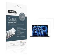 dipos I 2x Protector de Pantalla compatible con Apple MacBook Air M3 13.6 Zoll 2024 Vidrio Flexible Cristal Proteccion 9H