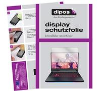 dipos I 2X Protector de Pantalla Compatible con ASUS ROG Strix Scar III G531GU pelicula Protectora Claro