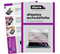 dipos I 2X Protector de Pantalla Compatible con ASUS ZenBook Pro Duo pelicula Protectora Claro