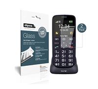 dipos I 2X Protector de Pantalla Compatible con BEA-fon SL240 Vidrio Flexible Cristal Proteccion 9H