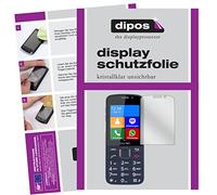 dipos I 2X Protector de Pantalla Compatible con BEA-fon SL820 pelicula Protectora Claro