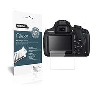 dipos I 2X Protector de Pantalla Compatible con Canon EOS 1200D Vidrio Flexible Cristal Proteccion 9H
