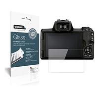 dipos I 2X Protector de Pantalla Compatible con Canon EOS M50 Mark II Vidrio Flexible Cristal Proteccion 9H