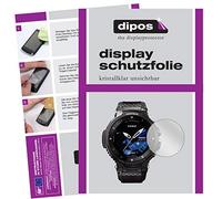 dipos I 2X Protector de Pantalla Compatible con Casio Pro Trek Smart WSD-F30 pelicula Protectora Claro