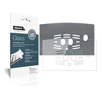 dipos I 2X Protector de Pantalla Compatible con DeLonghi ECAM 23.450.S EX3 Cappuccino Bandeja Compatible con Tazas Vidrio Flexible Cristal Proteccion 9H