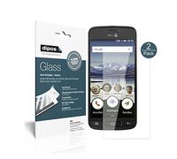 dipos I 2X Protector de Pantalla Compatible con Doro 8040 Vidrio Flexible Cristal Proteccion 9H