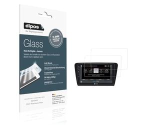 dipos I 2x Protector de Pantalla compatible con Dynavin D9-7 Premium Flex Vidrio Flexible Cristal Proteccion 9H