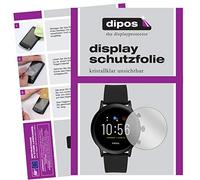 dipos I 2X Protector de Pantalla Compatible con Fossil The Carlyle HR (5. Gen.) pelicula Protectora Claro