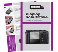 dipos I 2X Protector de Pantalla Compatible con Fujifilm GFX 50R pelicula Protectora Claro