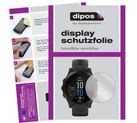 dipos I 2X Protector de Pantalla Compatible con Garmin Forerunner 945 pelicula Protectora Claro