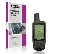 dipos I 2x Protector de pantalla compatible con Garmin GPSMAP 65s pelicula protectora claro