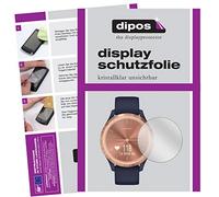 dipos I 2X Protector de Pantalla Compatible con Garmin Vivomove 3s pelicula Protectora Claro