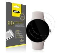 dipos I 2x Protector de Pantalla compatible con Google Pixel Watch 4 - cobertura 100% para pantalla I 3D Full Cover láminas protectoras