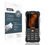 dipos I 2x Protector de Pantalla compatible con Hammer Power Plus LTE Vidrio Flexible Cristal Proteccion 9H