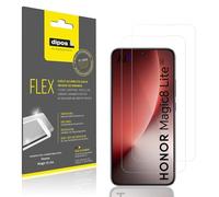 dipos I 2x Protector de Pantalla compatible con Honor Magic 8 Lite - cobertura 100% para pantalla I 3D Full Cover láminas protectoras