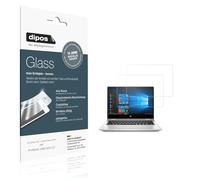 dipos I 2x Protector de Pantalla compatible con HP ProBook x360 435 G7 Vidrio Flexible Cristal Proteccion 9H