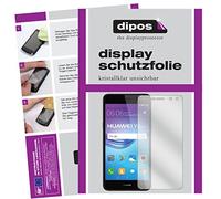 dipos I 2X Protector de Pantalla Compatible con Huawei Y6 (2017) pelicula Protectora Claro