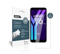 dipos I 2X Protector de Pantalla Compatible con Huawei Y6 (2018) Vidrio Flexible Cristal Proteccion 9H