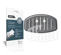 dipos I 2X Protector de Pantalla Compatible con Krups EA 8105 Bandeja Compatible con Tazas Vidrio Flexible Cristal Proteccion 9H