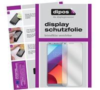 dipos I 2X Protector de Pantalla Compatible con LG G6 pelicula Protectora Claro