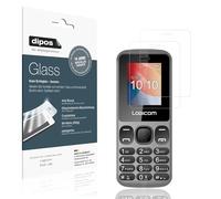 dipos I 2x Protector de Pantalla compatible con Logicom Posh 186 Vidrio Flexible Cristal Proteccion 9H