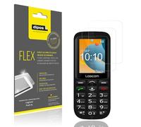 dipos I 2x Protector de Pantalla compatible con Logicom Posh XL - cobertura 100% para pantalla I 3D Full Cover láminas protectoras