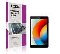 dipos I 2x Protector de pantalla compatible con Logicom Tab 80 8 Zoll pelicula protectora claro