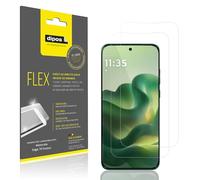 dipos I 2x Protector de Pantalla compatible con Motorola Edge 70 Fusion - cobertura 100% para pantalla I 3D Full Cover láminas protectoras