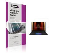 dipos I 2x Protector de pantalla compatible con MSI Titan 18HX AI 2025 pelicula protectora claro