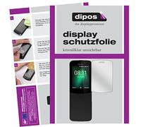 dipos I 2X Protector de Pantalla Compatible con Nokia 8110 4G pelicula Protectora Claro