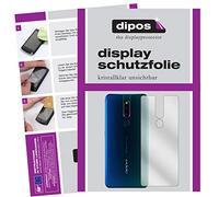 dipos I 2X Protector de Pantalla Compatible con OPPO F11 Pro Trasero pelicula Protectora Claro