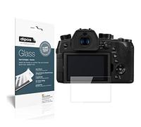 dipos I 2X Protector de Pantalla Compatible con Panasonic Lumix DC-FZ1000 II Vidrio Flexible Cristal Proteccion 9H