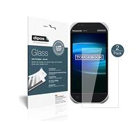 dipos I 2X Protector de Pantalla Compatible con Panasonic Toughbook FZ-T1 Vidrio Flexible Cristal Proteccion 9H